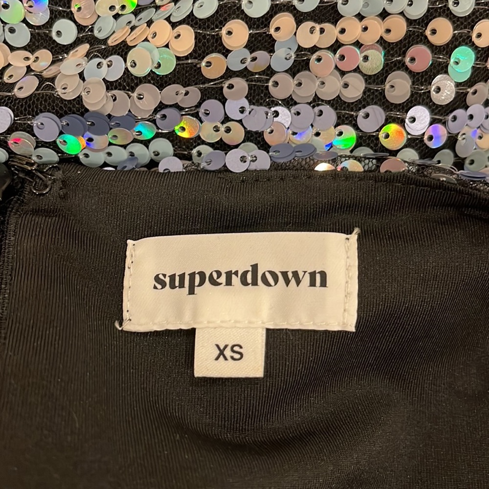 Superdown Dress. Sequined. Adjustable Spaghetti S… - image 5